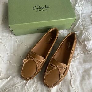 CLARKS artisan slip ons